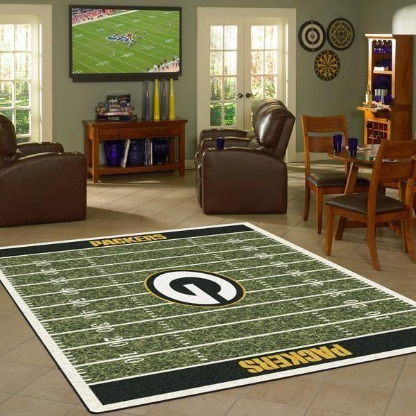 Green Bay Packers Area Rug Football Area Rug Floor DÌ©cor