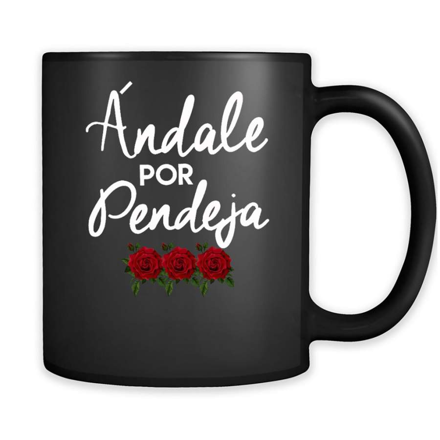 Andale Por Pendeja Vintage – Full-Wrap Coffee Black Mug