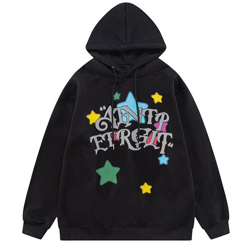 Lemandik Sweet Hoodie Colorful Star