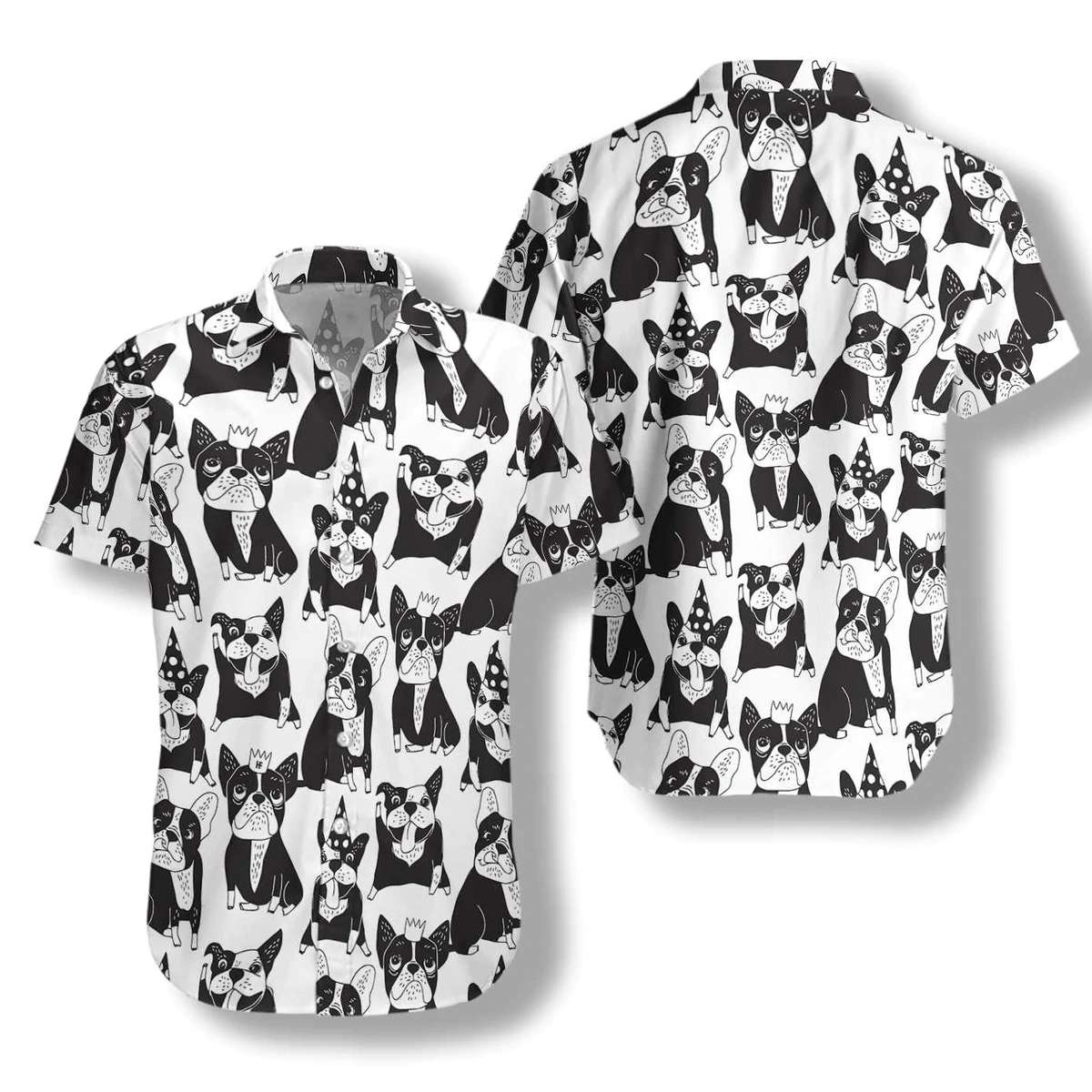 Happy French Bulldog Hawaii Shirt For Men Women Ha57094