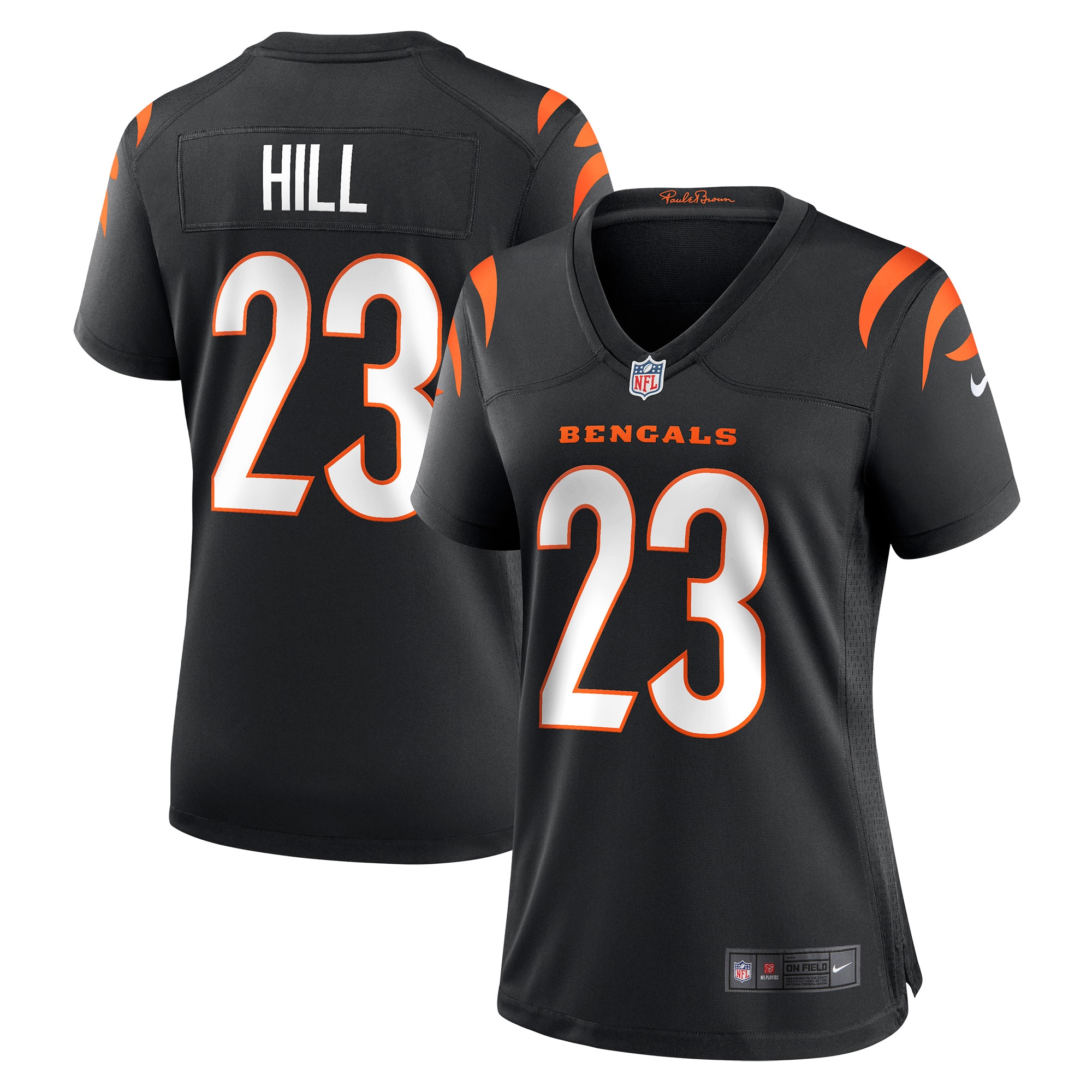 Women’s Cincinnati Bengals Daxton Hill Black Player Game Jersey