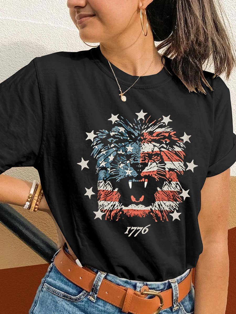 Women’S Freedom Lion 1776 Classic T-Shirt