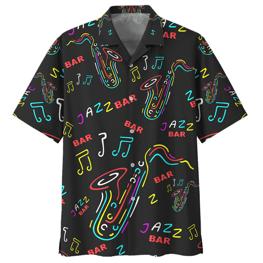 Saxophone Hawaii Shirt Ha497