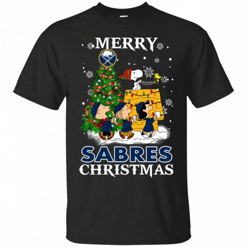 Merry Buffalo Sabres Christmas Snoopy Ugly Sweater Style Shirts