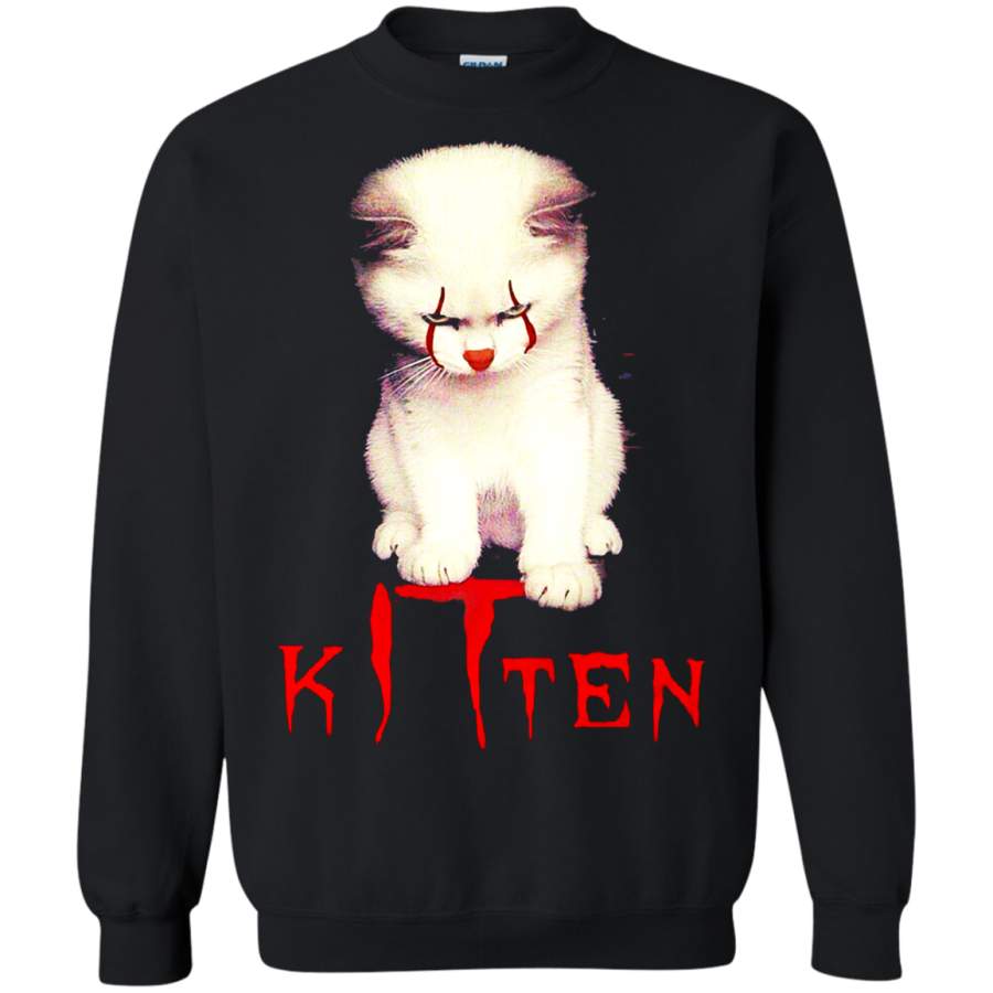 AGR IT Pennywise KITtywise Kitten Purrrfect Stephen King Sweatshirt