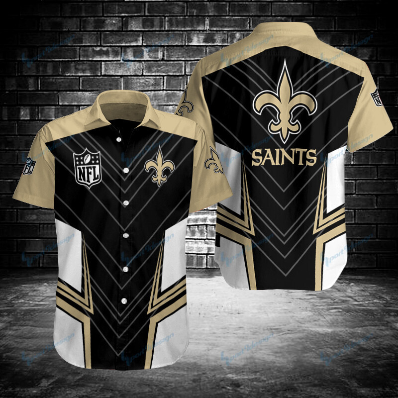 New Orleans Saints Button Shirt Bg985