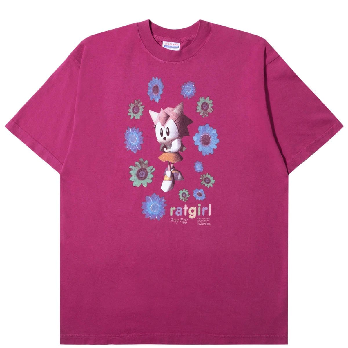 X Sonic The Hedgehog Amy Ratgirl Tee