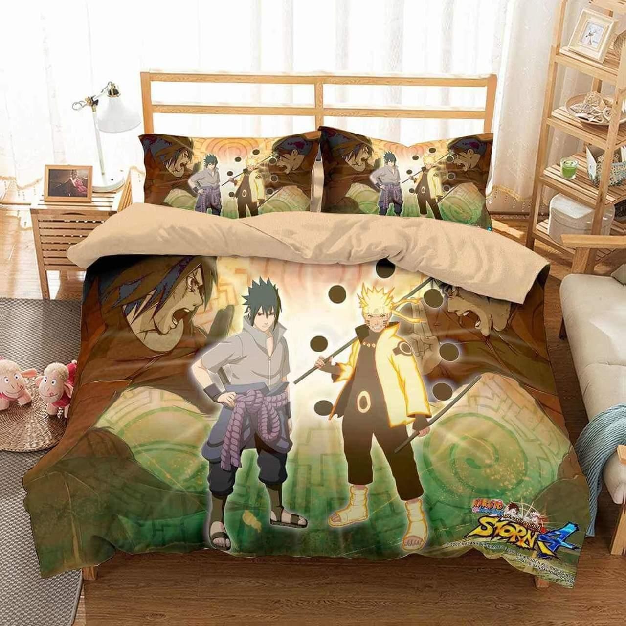 3D Customize Naruto Bedding Set Duvet Cover Set Bedroom SetBedlinen