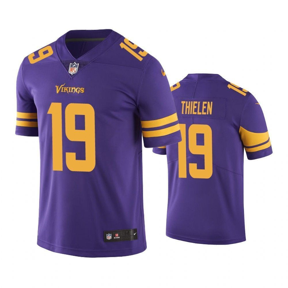 Minnesota Vikings Adam Thielen Purple Color Rush Limited 3D Jersey