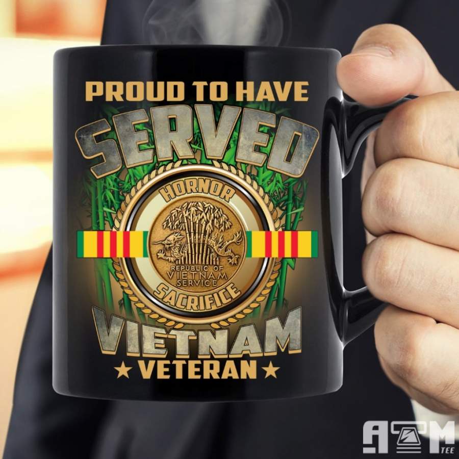Proud To Have Served Vietnam Veteran Mug
