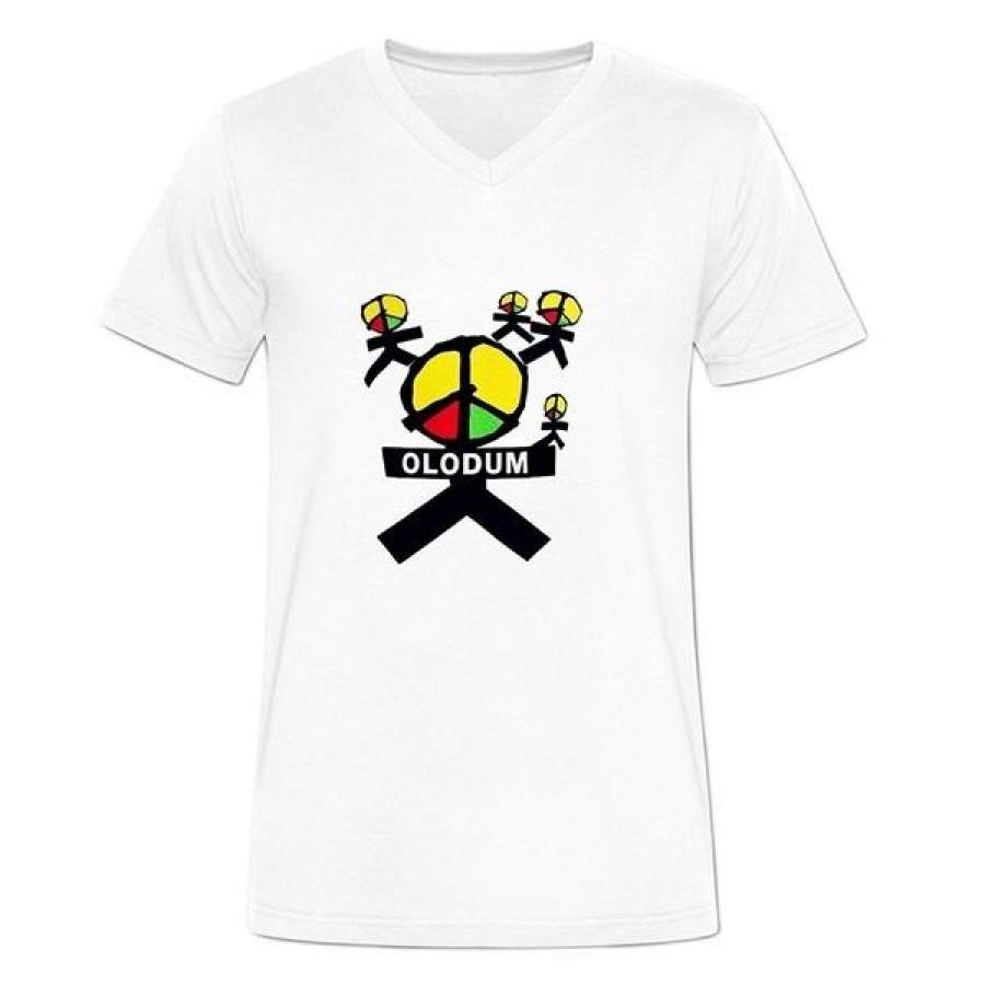 V-Neck Tee For Mens Michael Jackson Olodum