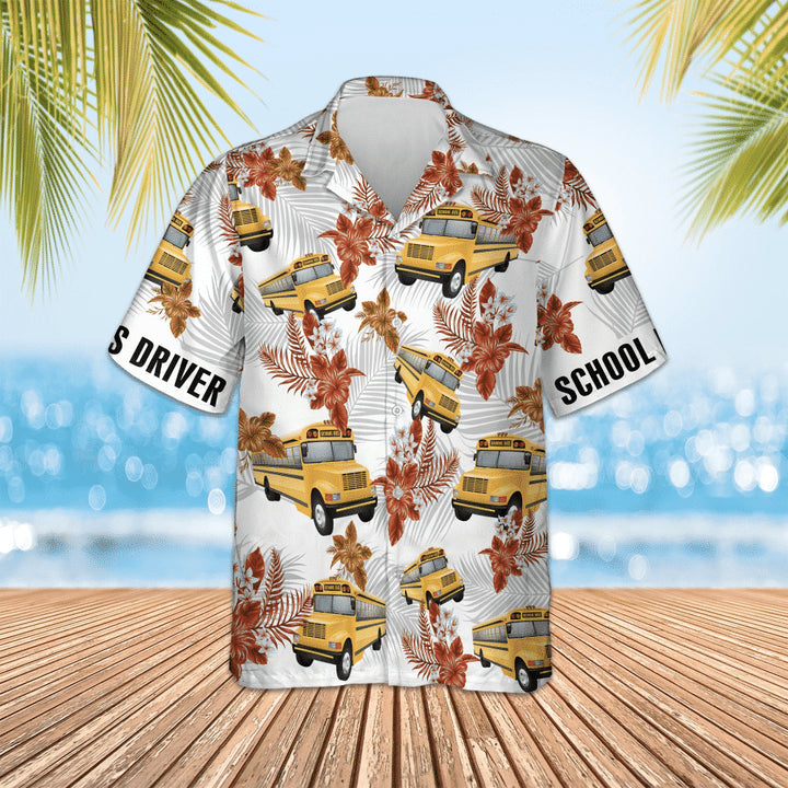 Bus Hawaii Aloha Summer Gift For Driver Grandpa Ha71870