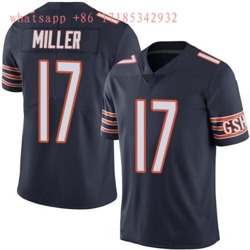 Chicago Bears Anthony Miller #17 NFL 2020 Black Jersey Jersey