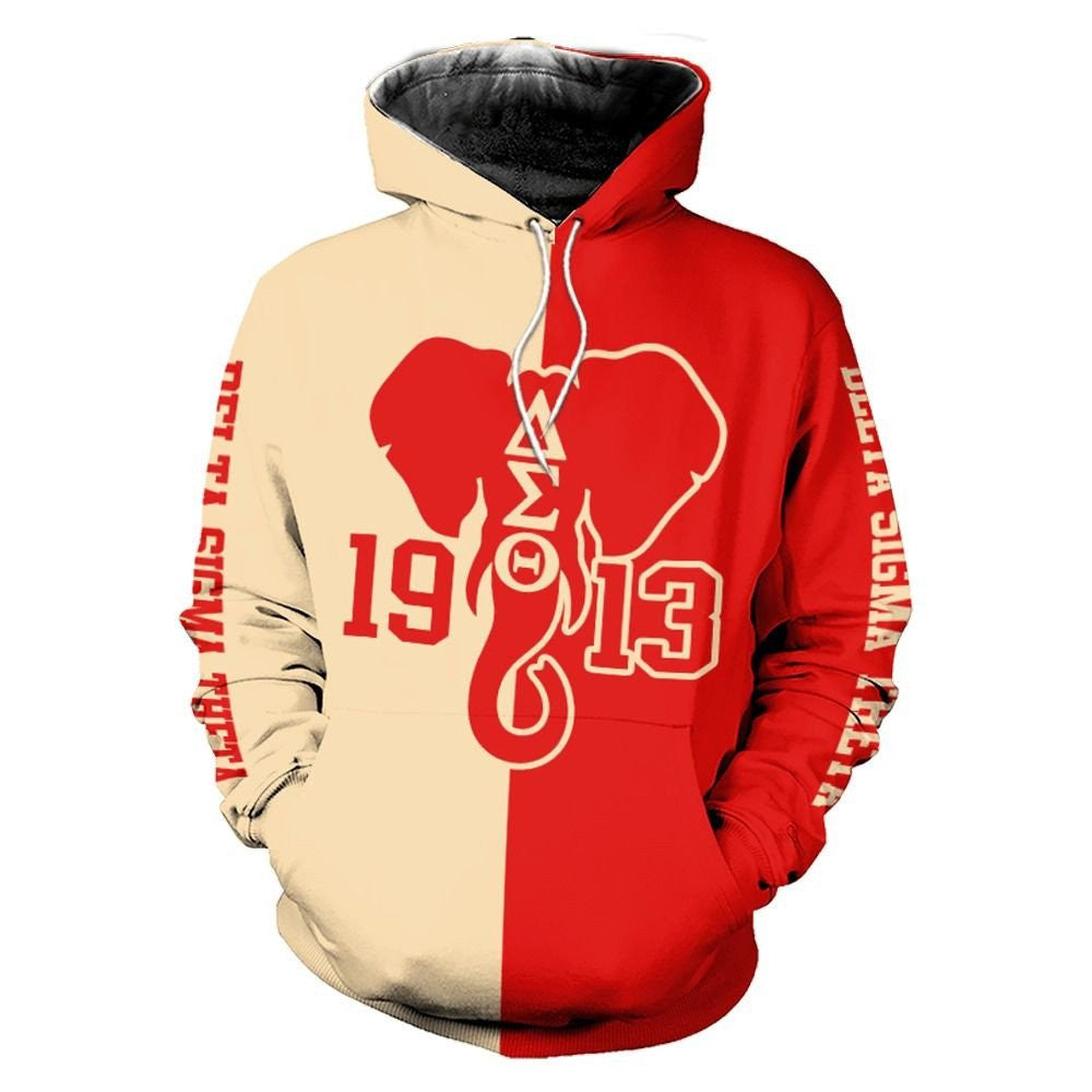 Sorority Hoodie – Delta Sigma Theta Soro Inc Elephant 1913 Hoodie