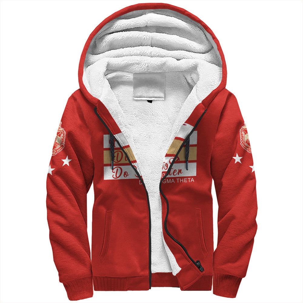 Sorority Hoodie – Delta Sigma Theta Greek Life Sherpa Hoodie