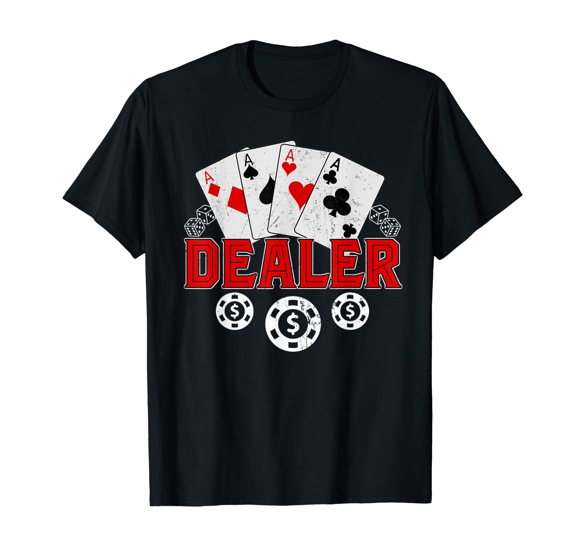 Casino Dealer Halloween Costume Shirt Poker Gambling