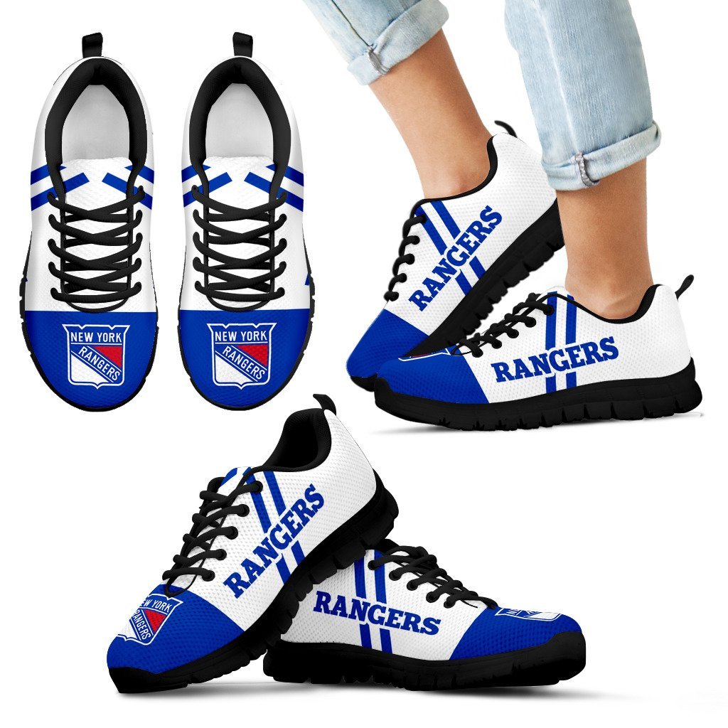 Colorful Line Stripe New York Rangers Sneakers