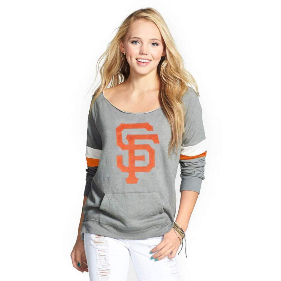 San Francisco Giants – Logo Deal Juniors Scoop Neck Pocket Sweatshirt