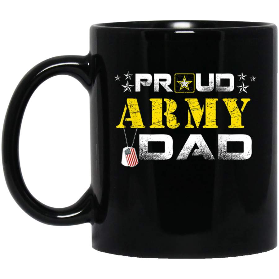 US ARMY Proud US Army Dad Shirt Military Pride Gift Veterans Day Christmas Gift Mug