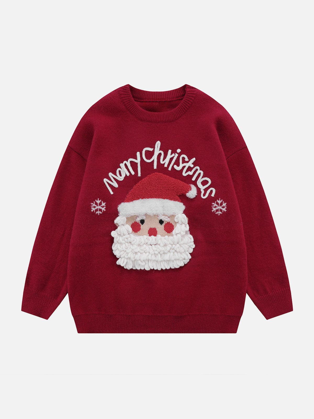 Talishko™ – Santa Claus Flocking Jacquard Sweater