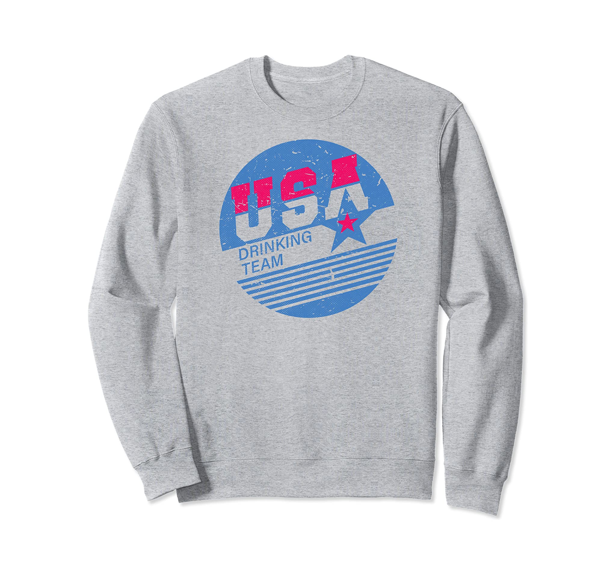 USA Drinking Team 4th of July Funny Independence Day Drunk Sweatshirt