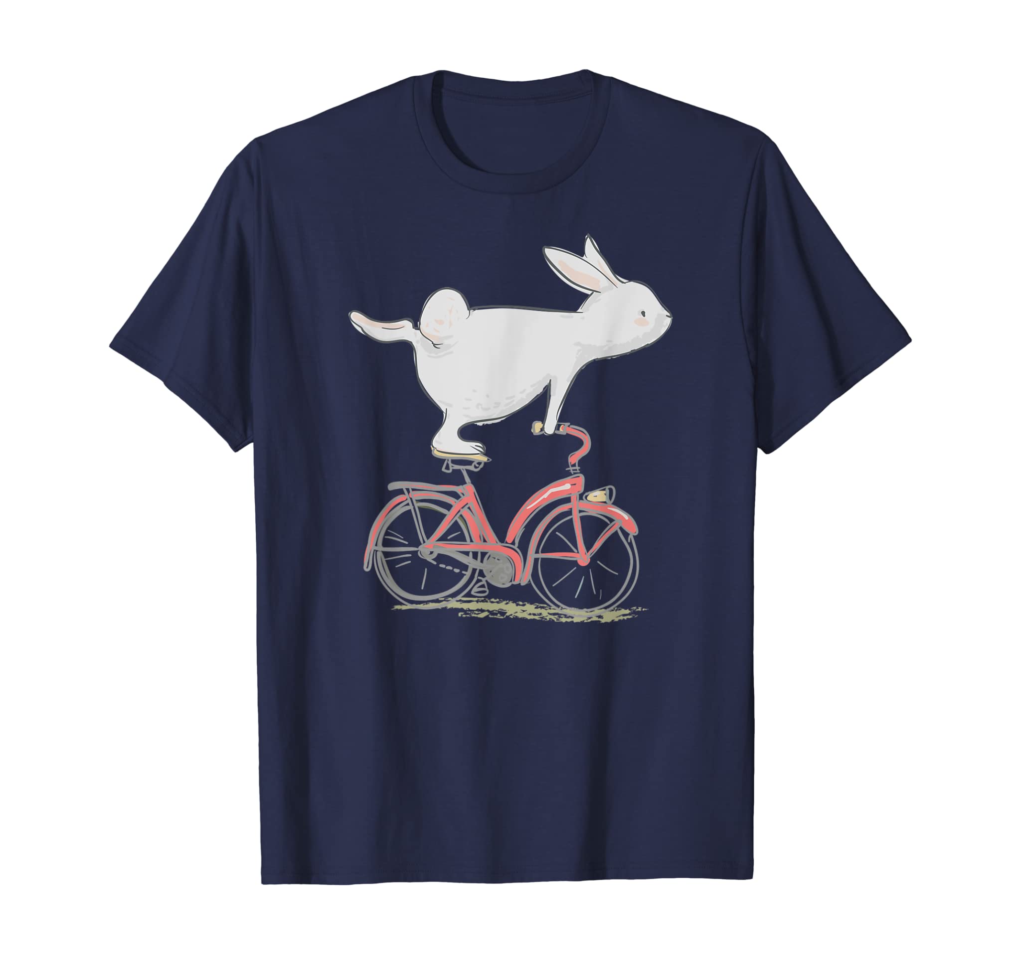 Cute Bunny Rabbit On Bike | Cycling | Bicycle T-Shirt & Gift