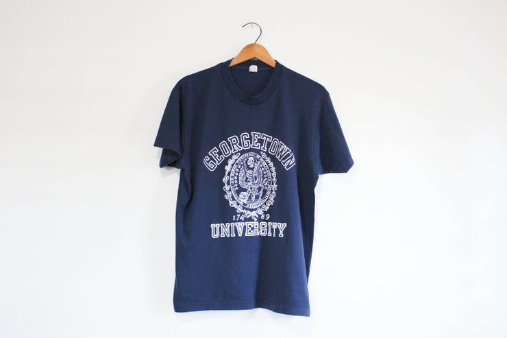 Vintage Georgetown University Hoyas Bulldog Shirt