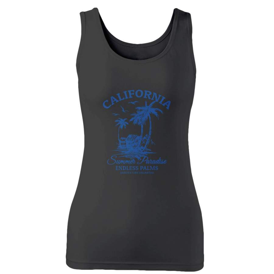 California Summer Paradise Woman’s Tank Top