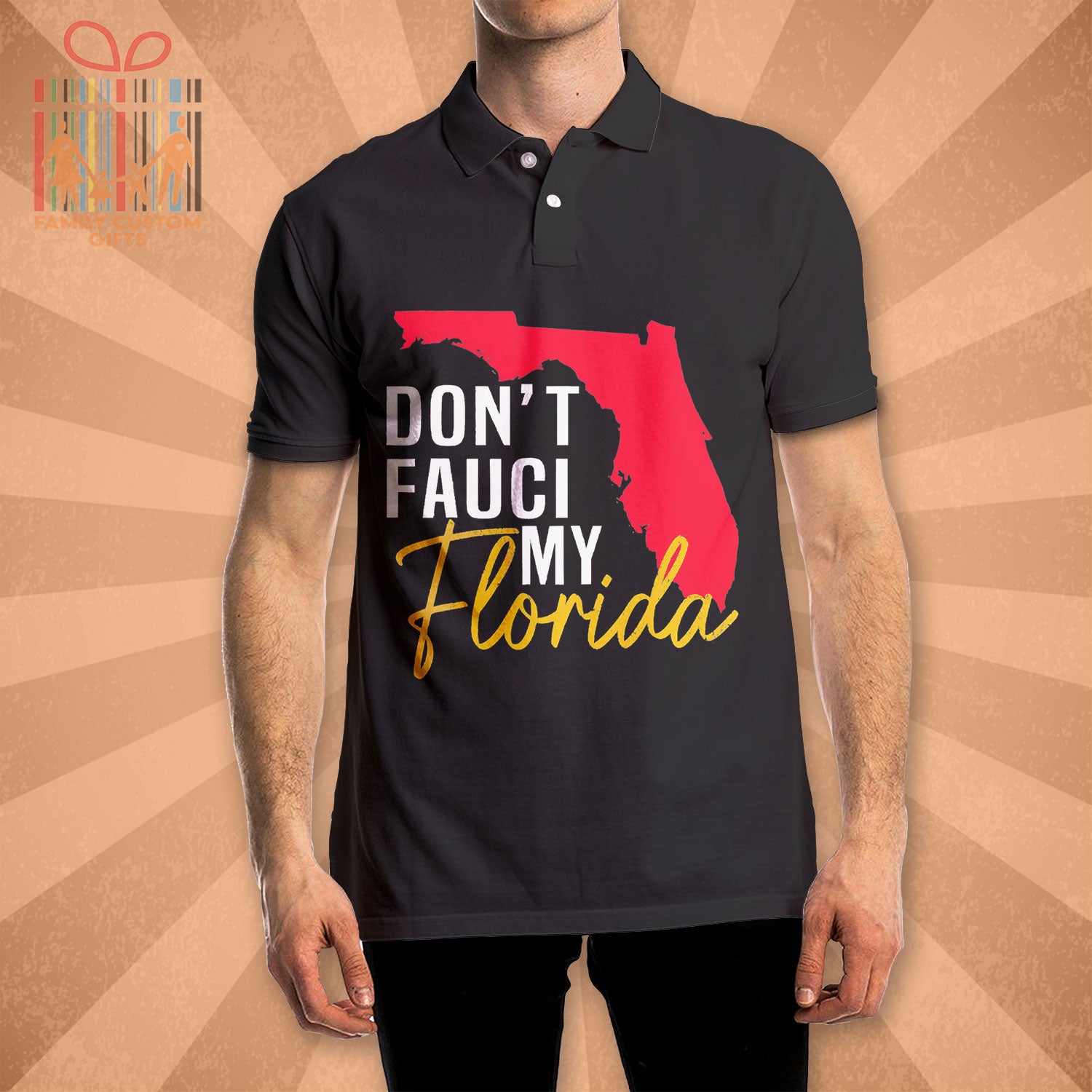Custom Polo Shirts Don'T Fauci My Florida Polo Shirts For Men Women