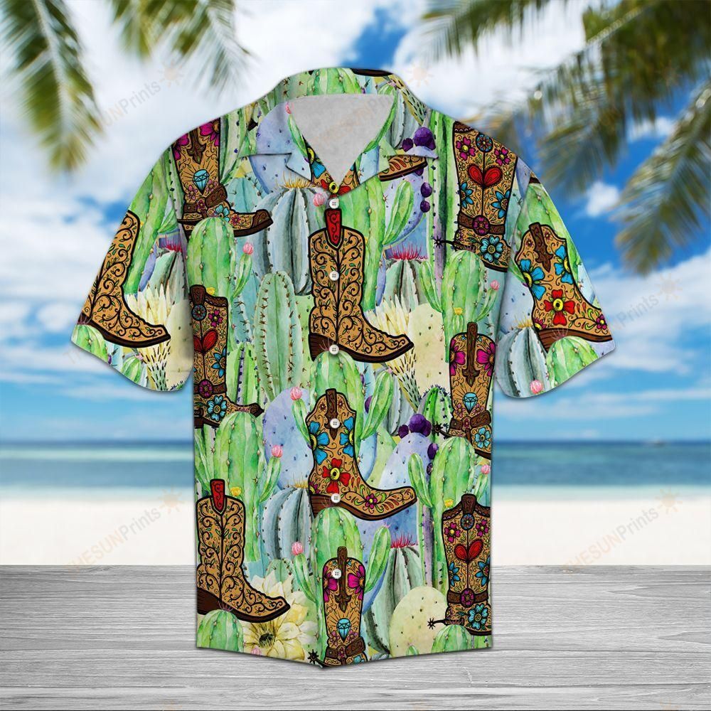 Cowboy And Cactus Hawaiian Shirt Ha15323