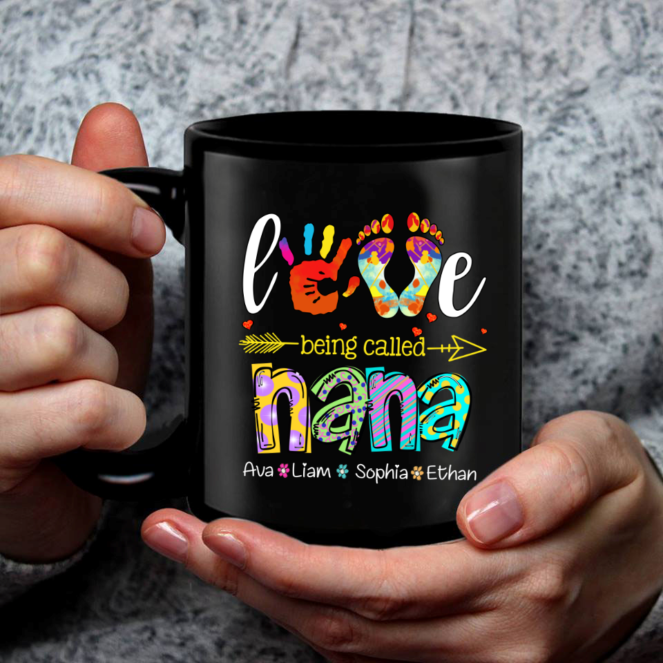 Love Being Called Nana Colorful Mug