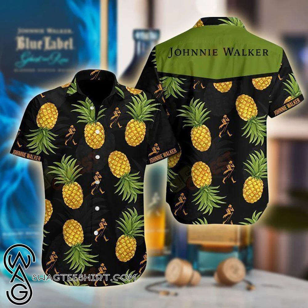 Tropical Johnnie Walker Symbol Hawaii Shirt Hot Item Ha29111