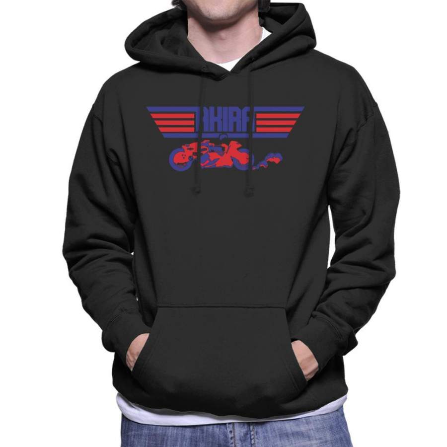 Akira Top Gun Logo Mix Men’s Hooded Sweatshirt