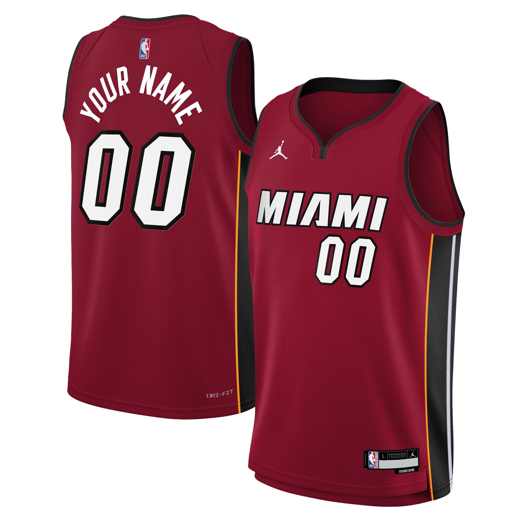 Miami Heat Jordan Statement Swingman Jersey 22 – Custom – Youth