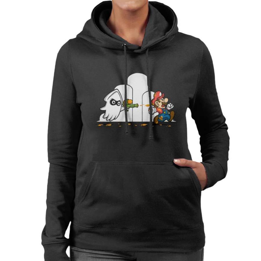 Super Mario Revenge Of The Squid Women’s Hooded Sweatshirt