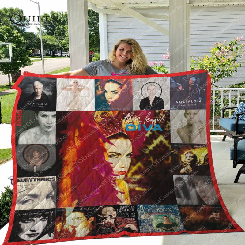 Annie Lennox Albums Quilt Blanket For Fans Ver 17