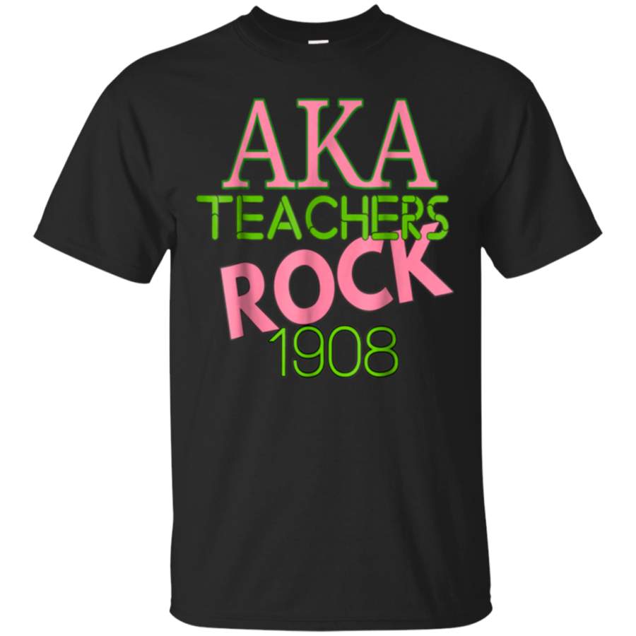 AGR Alpha Kappa A Teachers Rock Sorority Paraphernalia Shirt