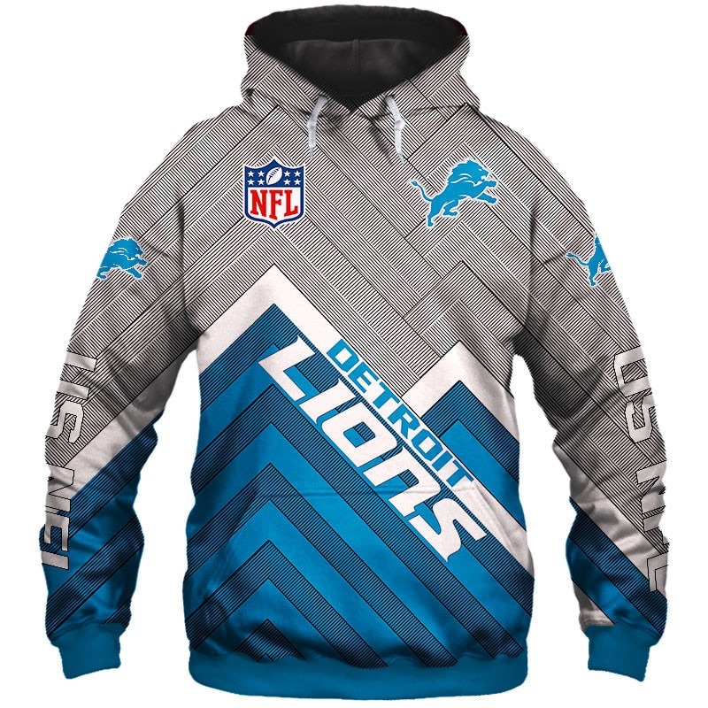 Detroit Lions 35 Unisex 3D Hoodie Gift For Fans