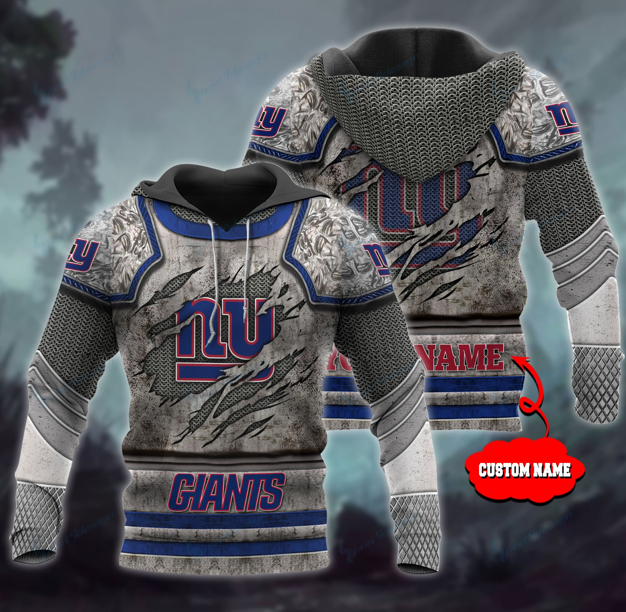 New York Giants Personalized All Over Printed 605