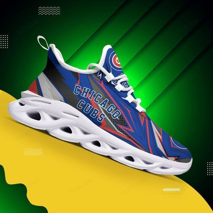 Chicago Cubs Yezy Running Sneakers Art 661