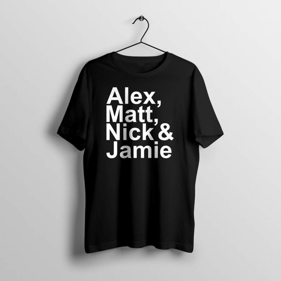 Arctic Monkeys Members Uk Tour Mens T Shirt