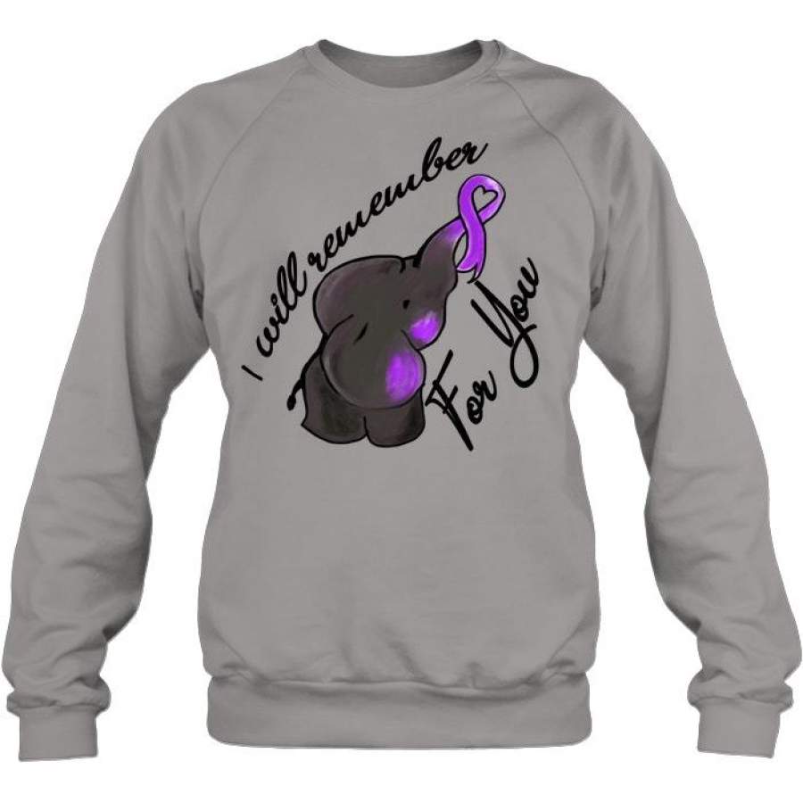 Elephant- I Will Remember For You Sweatshirt