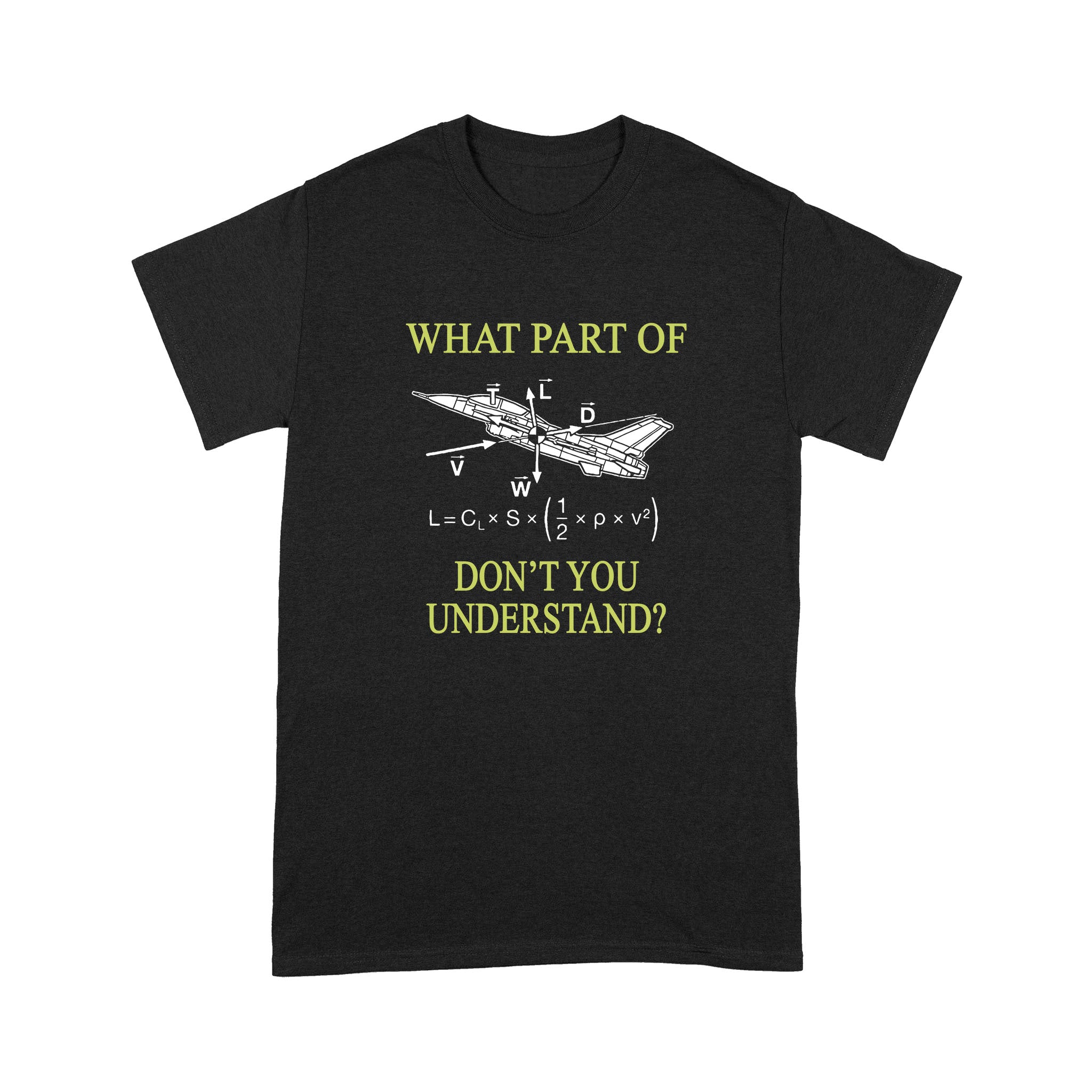 Funny Aviation What A Part Of Dont You Understand – Standard T-shirt