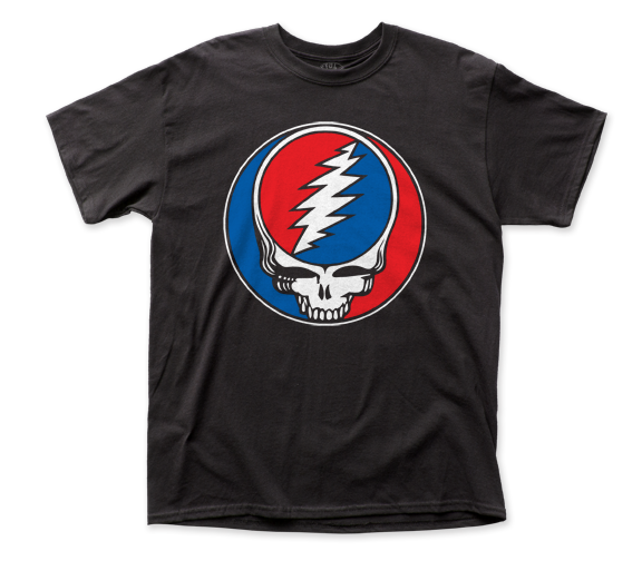 Grateful Dead - Steal Your Face | Black S/S Adult T-Shirt - Micalshop