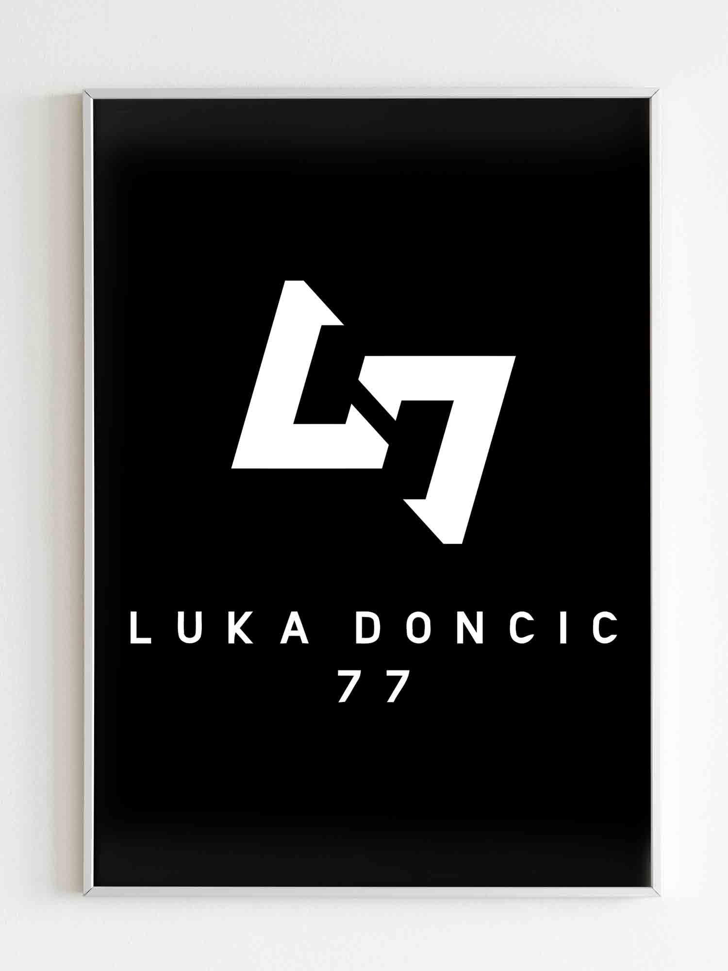 Luka Doncic Logo Poster - Poster Art Design
