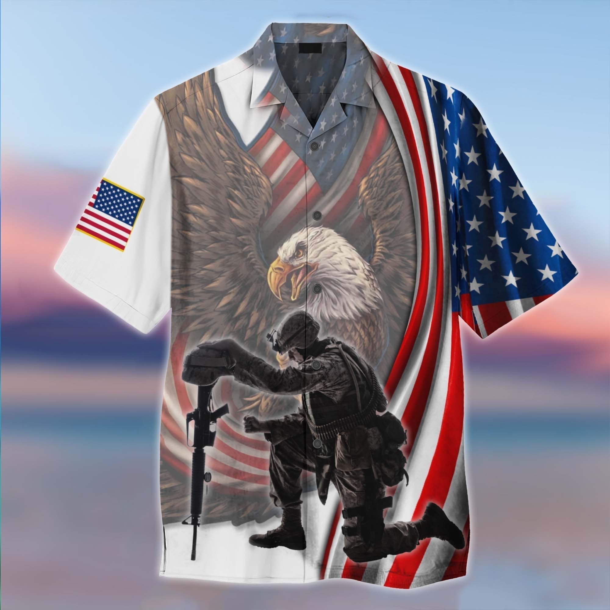 If You Havent Risked Coming Home Under A Flag Us Veteran Hawaiian Shirt – For Men And Women