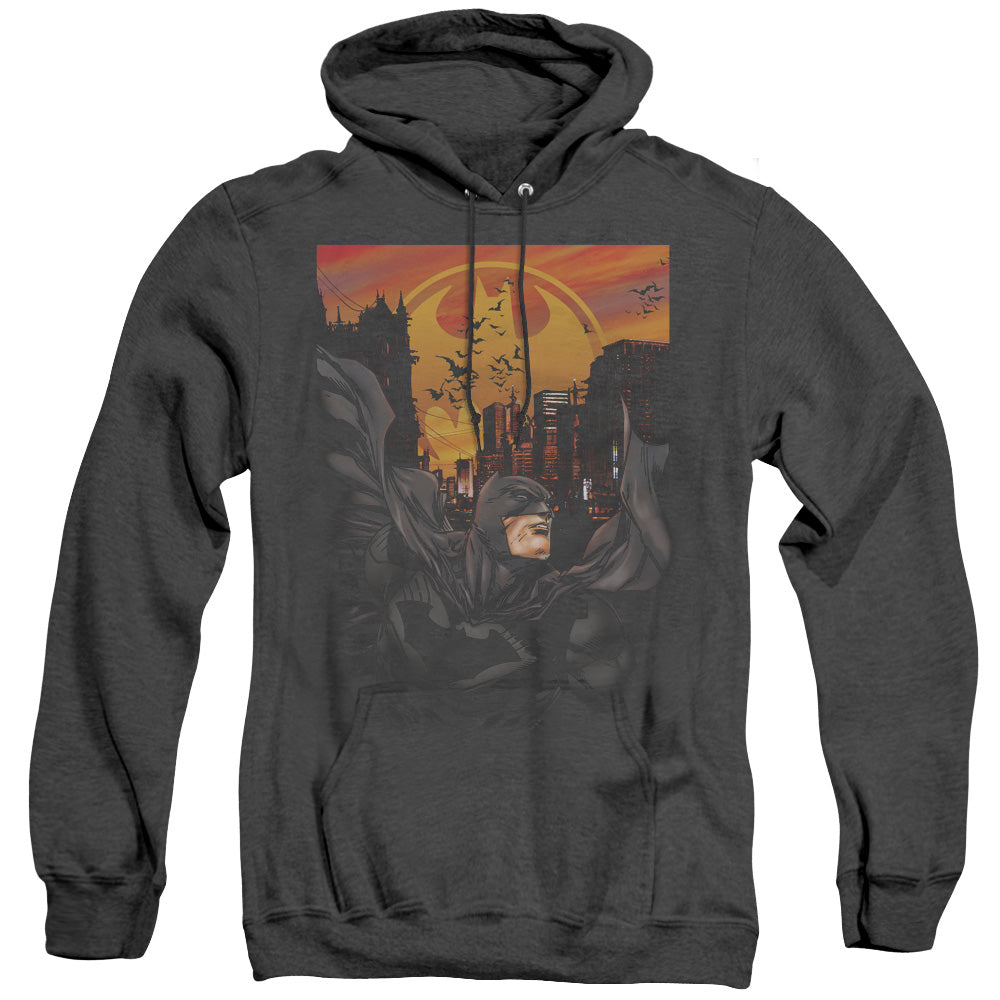 Batman Always On Call Heather Mens Hoodie Black