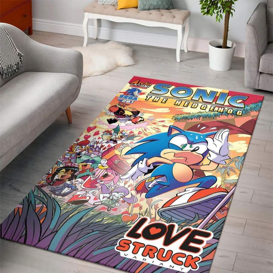 Sonic The Hedgehog FN200225 Gaming Area Rug – Floor Decor The US Decor