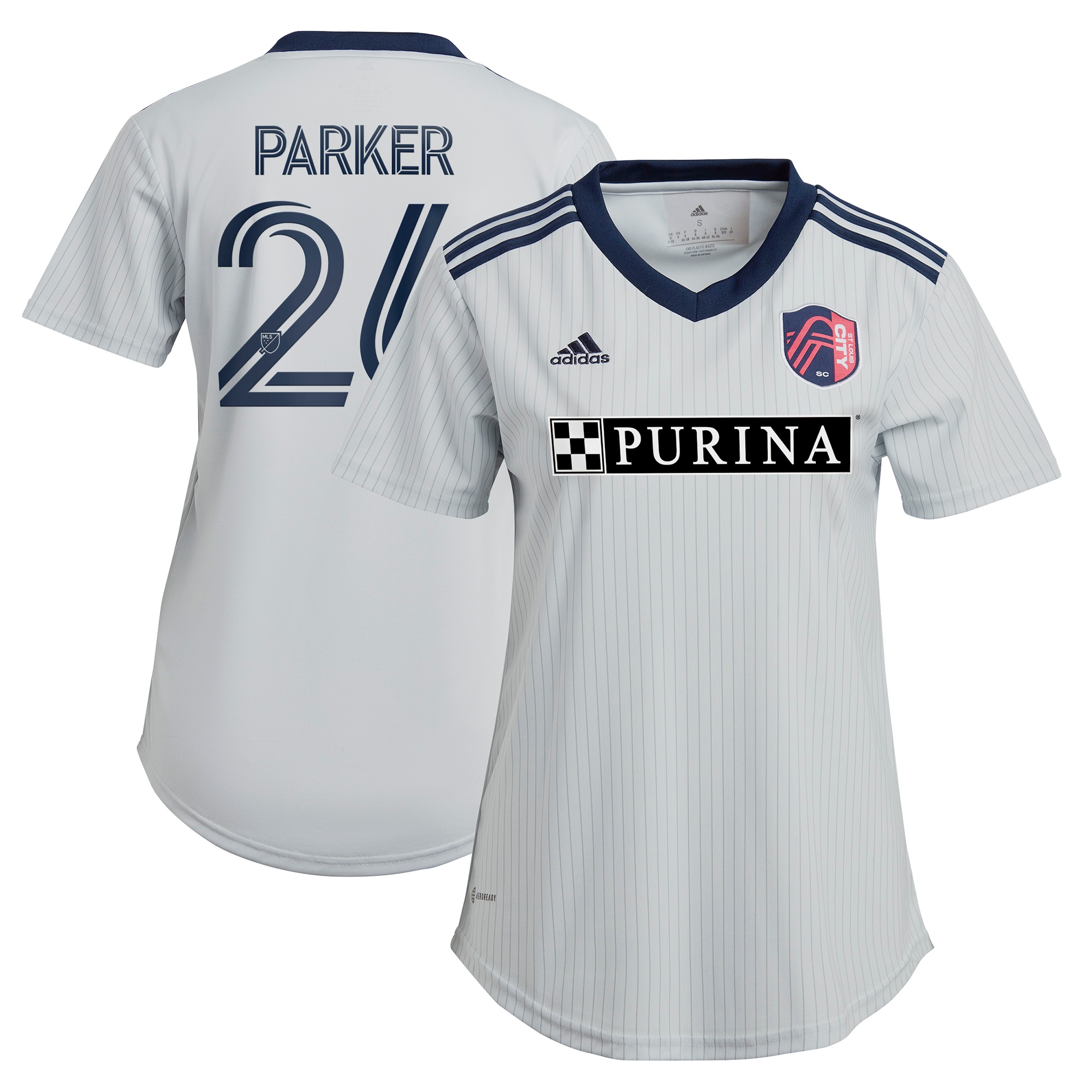 Tim Parker St. Louis City SC Women's 2023 The Spirit Kit Replica Jersey – Gray