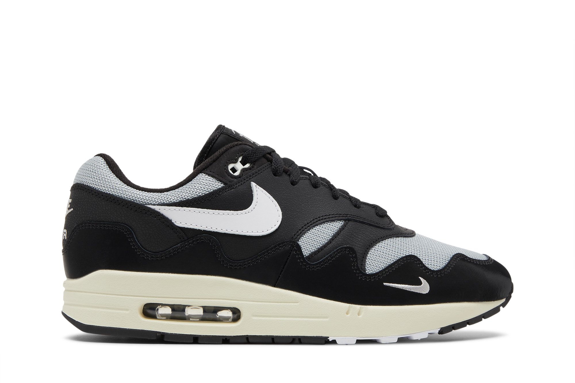 Nike Air Max 1 Patta Waves Black (with Bracelet) – Kohlrabis 195244735761